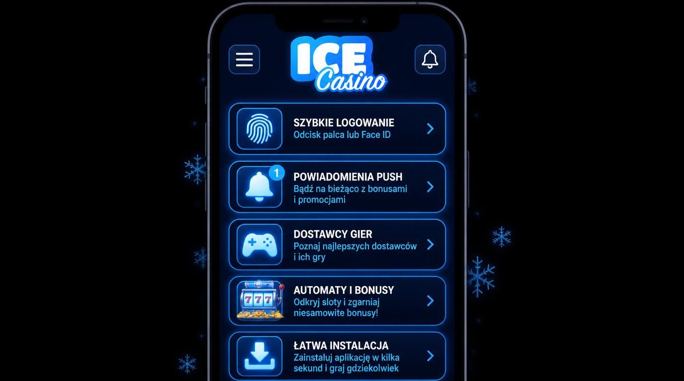  ikony funkcji aplikacji: Face ID, powiadomienia, dostawcy, bonusy 